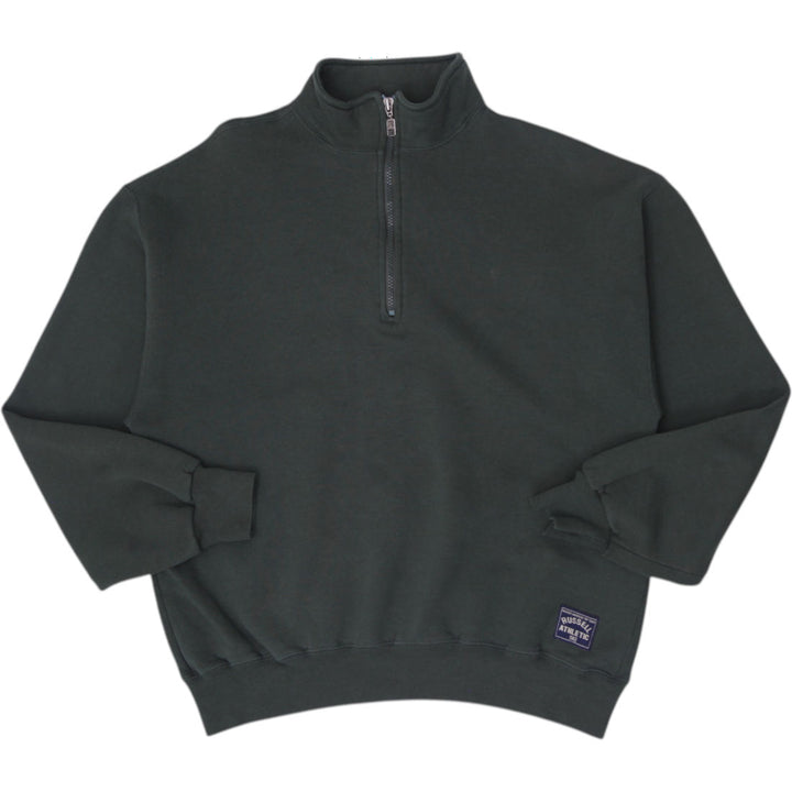 Vintage 90s Russell Athletic Quarter Zip Pullover Sweatshirt Size L