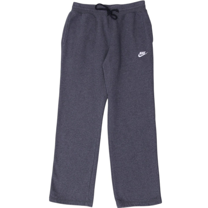 Mens Nike Sweatpants Charcoal Gray Fleece Drawstring Pockets