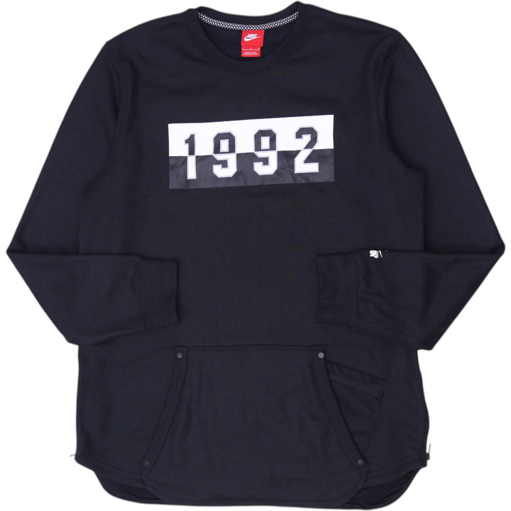 Mens Nike 1992 Graphic Crewneck Sweatshirt Black Size L