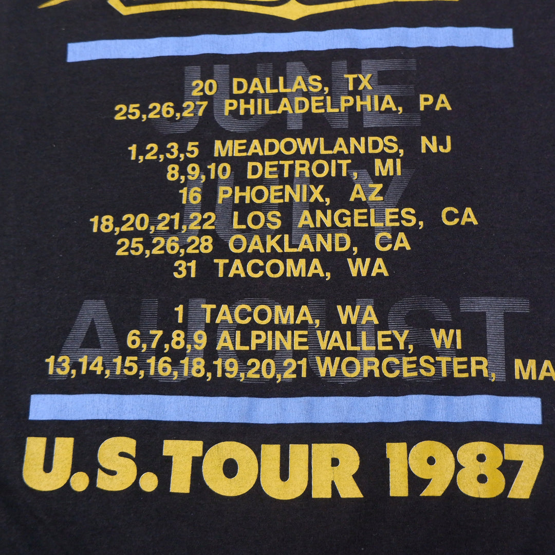 Vintage Boston Third Stage Tour T-Shirt 1987 U.S. Tour