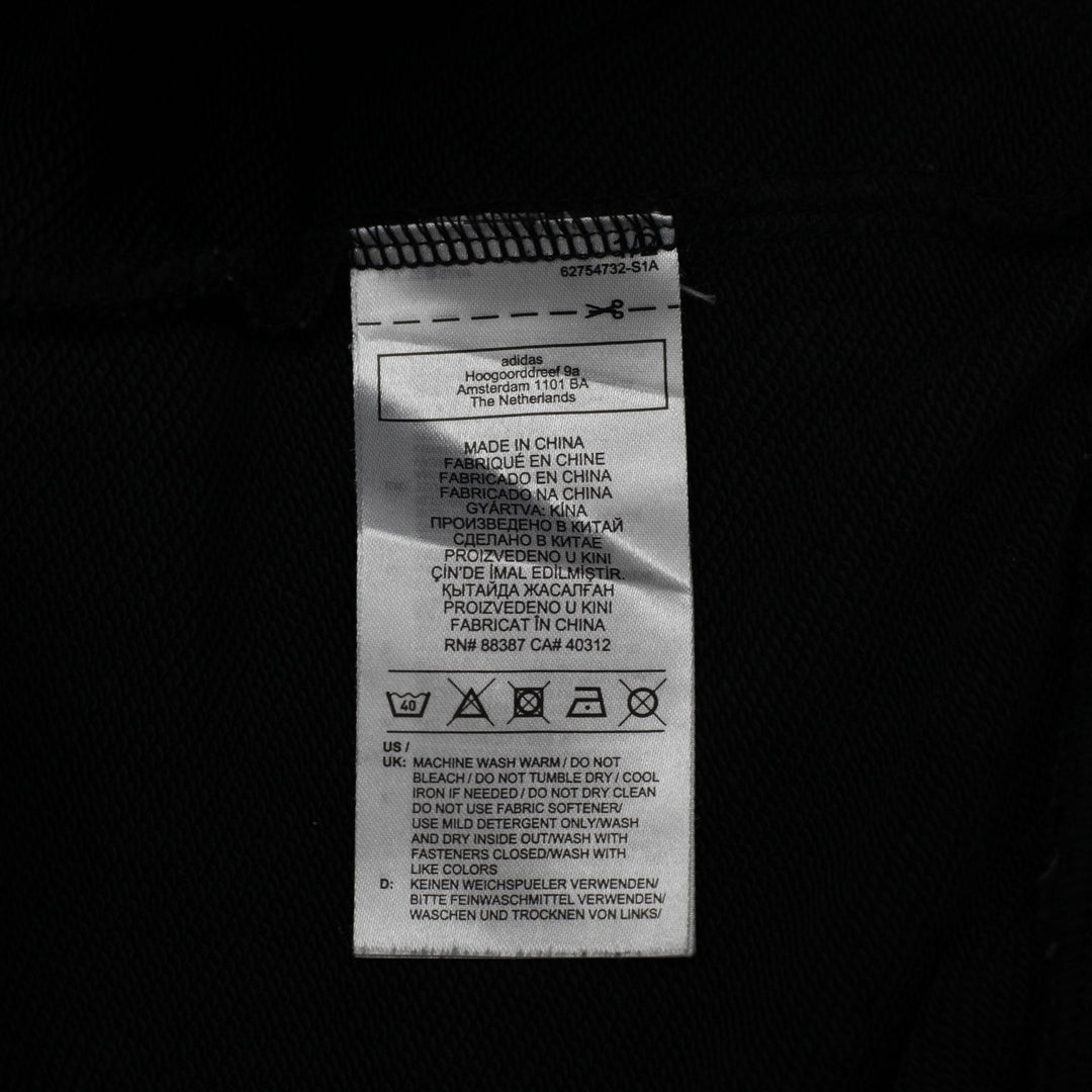 Ladies Adidas Originals Lock-Up Track Jacket Black White Size S