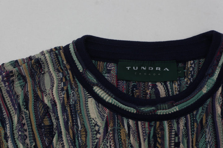 Vintage Tundra Canada Knit 3D Sweater -Size L - Fashion Rerun Vintage Migration_Sweaters