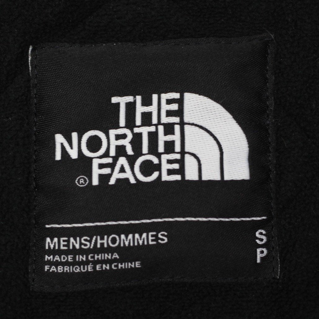 Mens The North Face Quilted Jacket Black Insulated Pockets Full Zip