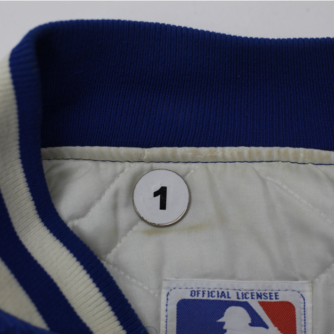 Vintage 1980s MLB Kansas City Royals Starter Satin Bomber Jacket Size L
