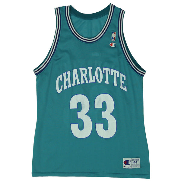 Shop Mens Champion NBA Charlotte Hornets Mourning 33 Jersey