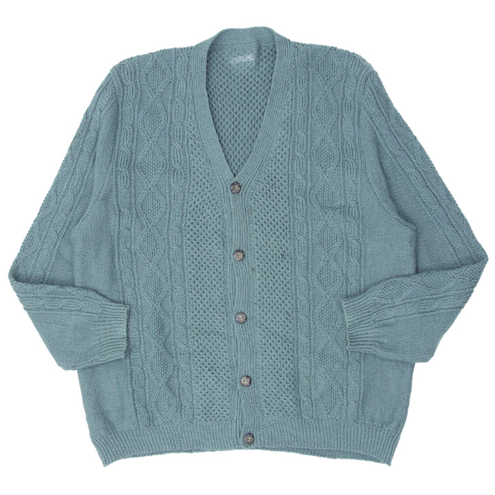 Vintage Knitted Cardigan Sweater Green - Fashion Rerun Vintage Migration_Sweaters