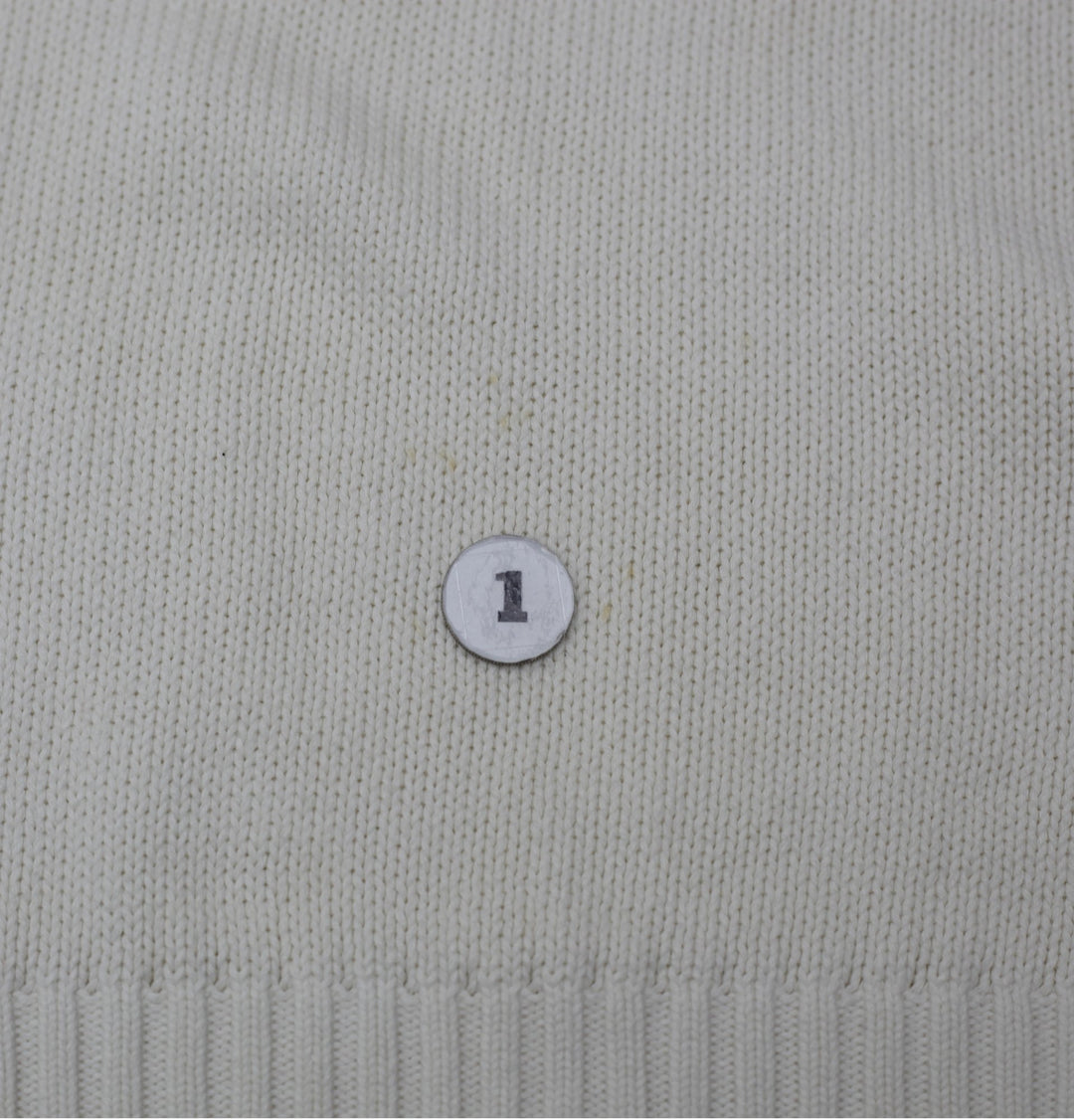 Vintage Ladies Polo Jeans Company Ralph Lauren Cotton American Flag Knit Sweater