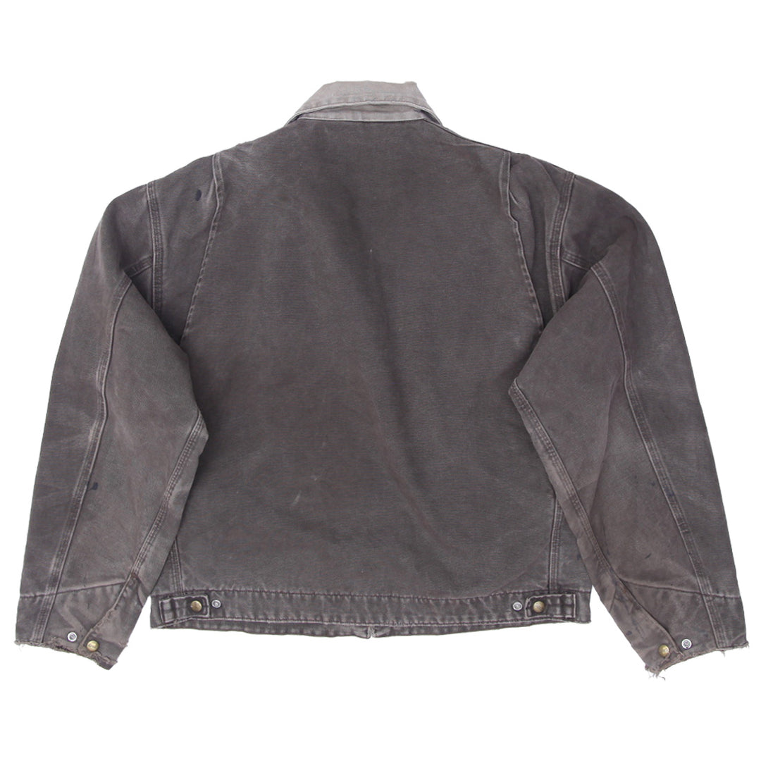 Vintage Carhartt Detroit J97 TM8 Blanket Lined Distressed Workwear Jacket