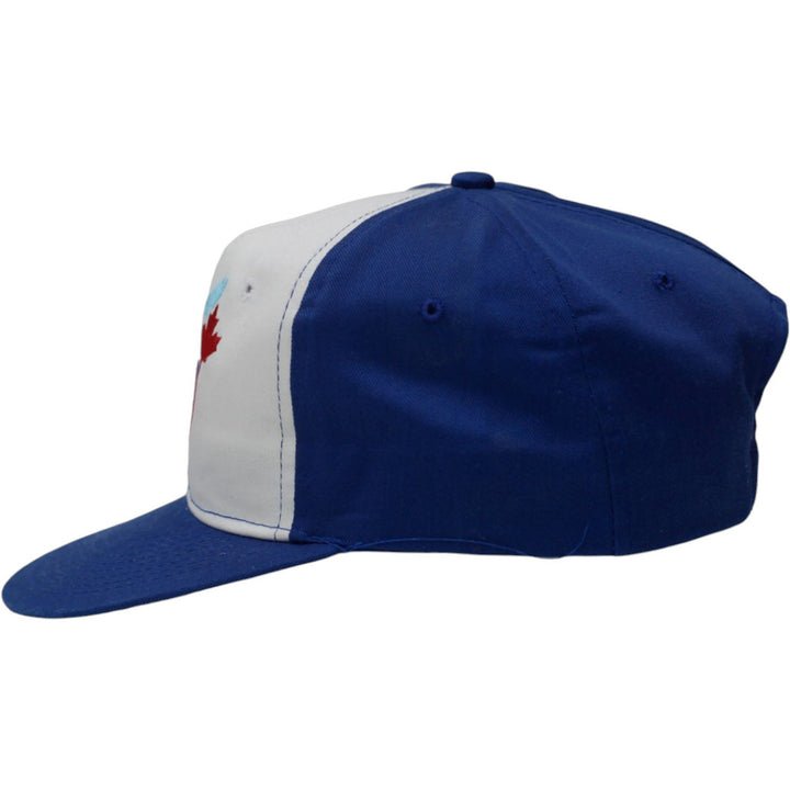 Mens Toronto Blue Jays Blue White Adjustable Embroidered Logo Cap