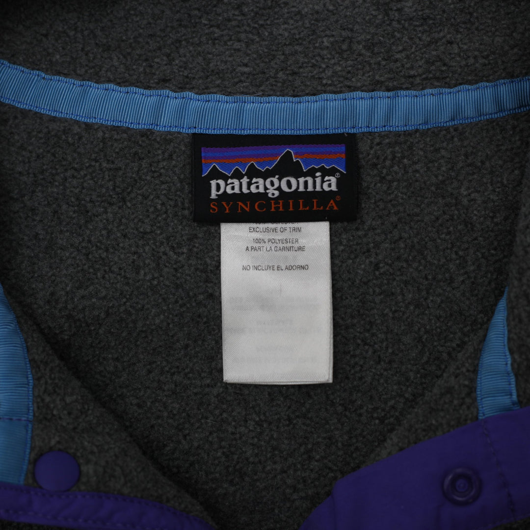 Ladies Patagonia Synchilla Snap-T Pullover Fleece Size XL | Migration_Jackets - Back View | Fashion Rerun