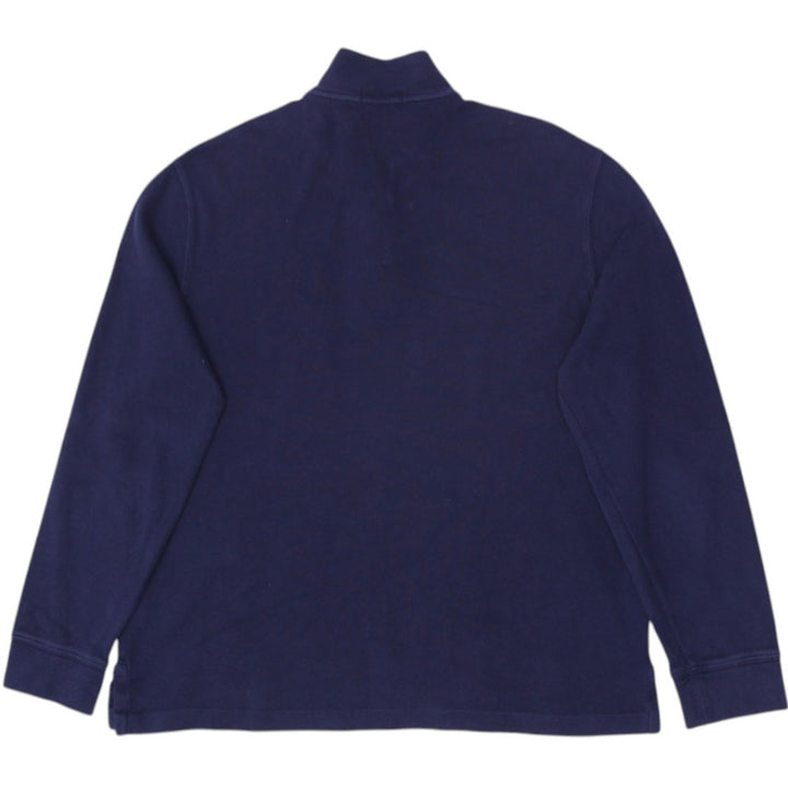 Mens Polo Ralph Lauren Estate Rib Navy Quarter Zip Sweater L | Migration_Knitwear & Sweaters RL Collection - | Fashion Rerun