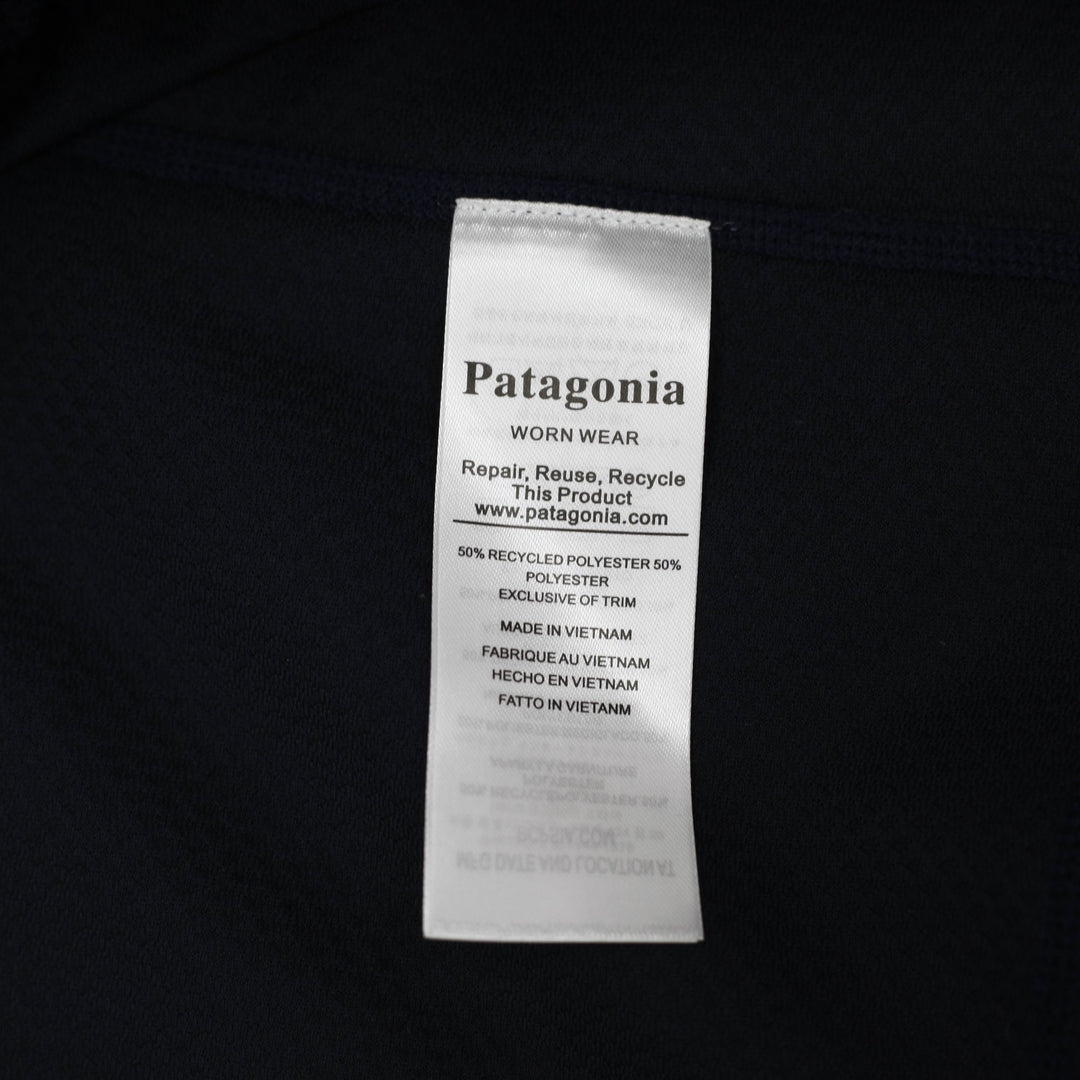 Mens Patagonia Fleece Vest Navy Full Zip Outdoor Warm Large | Migration_Vests - Alternate View | Fashion Rerun
