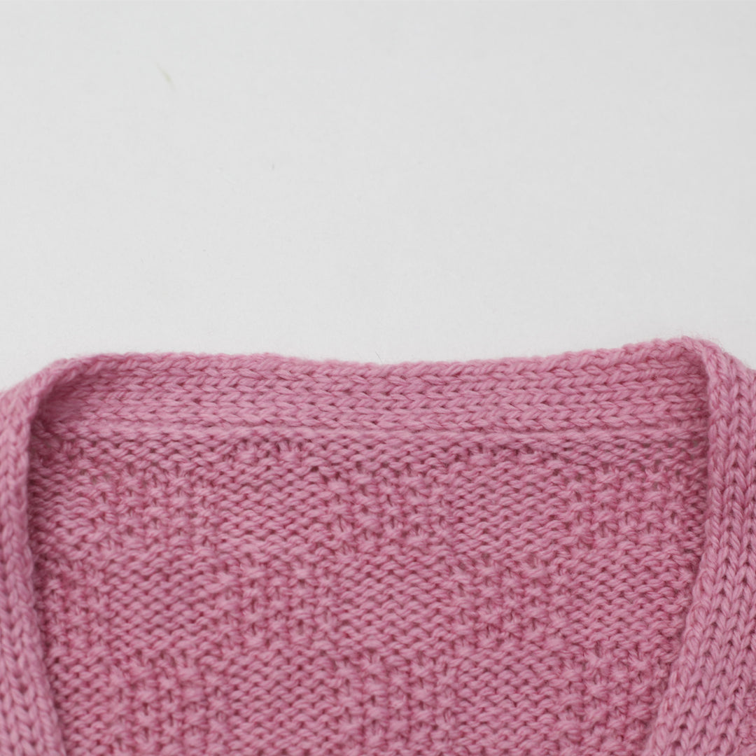 Vintage Ladies Knit Cardigan Sweater Pink - Fashion Rerun Vintage Migration_Sweaters