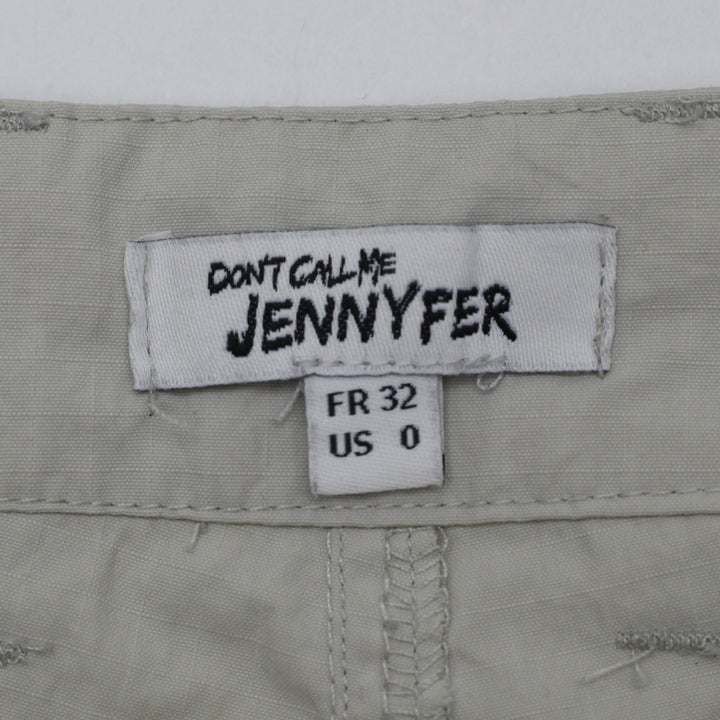 Y2K Ladies Don't Call Me Jennyfer Wide Leg Parachute Cargo Pants