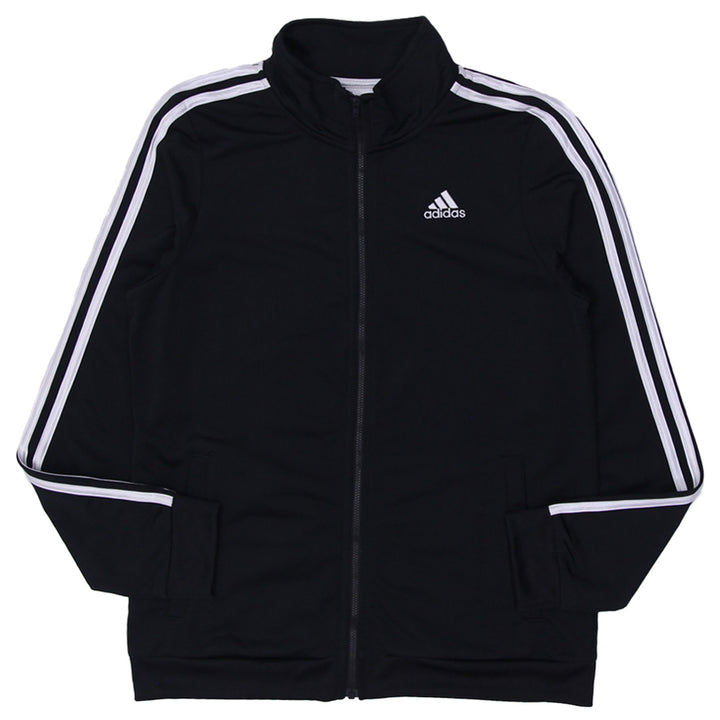 Youth Boys Adidas Logo Black Full Zip Jacket