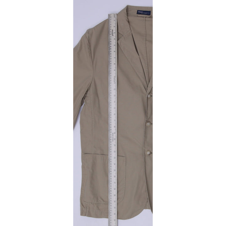 Vintage Ralph Lauren Cotton Ripstop 3-Button Unstructured Blazer Size L