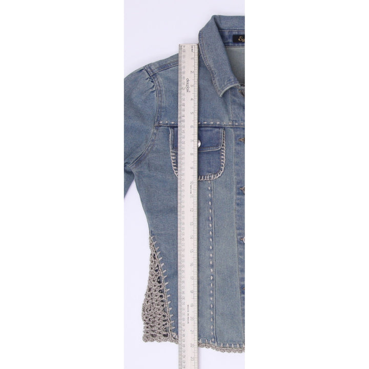 Crochet Detail Denim Jacket Size S | Migration_Jackets - View 11 | Fashion Rerun