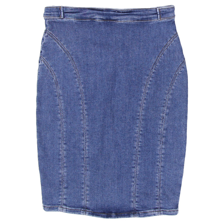Y2K Ladies Guess Front Zip Denim Skirt