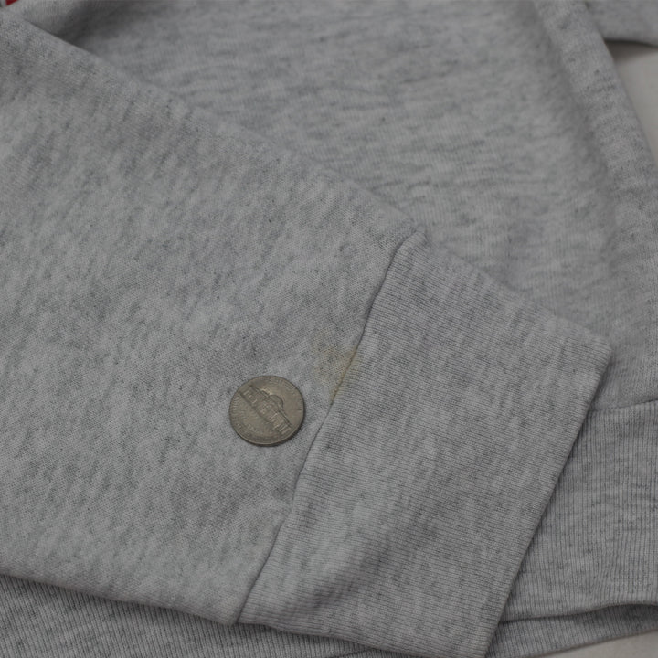 Vintage Chicago Bulls Masters Of The Rings 3-Peat Sweatshirt Fruit of the Loom Gray - Fashion Rerun Vintage Migration_Sweaters