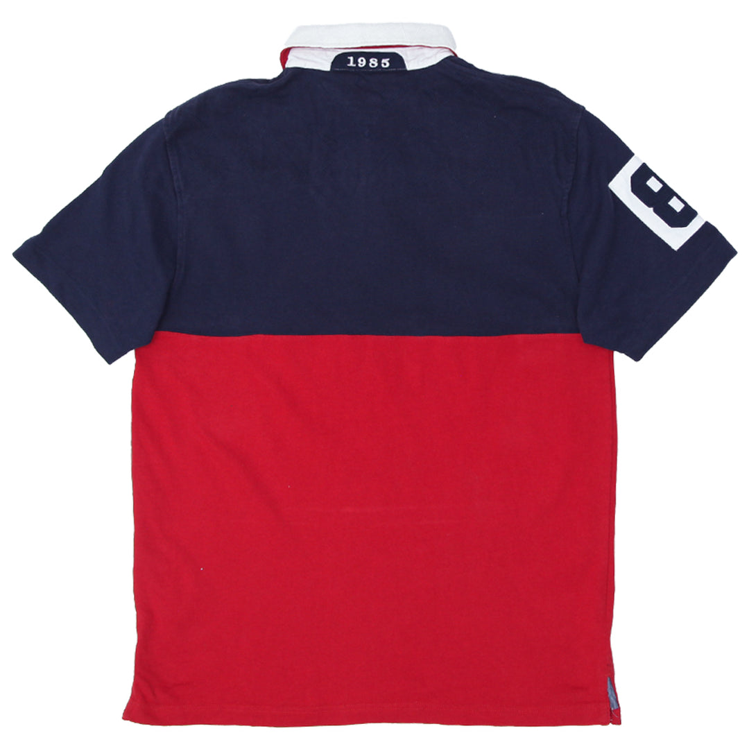 Mens Tommy Hilfiger # 8 Navy / Red Polo T-Shirt - Fashion Rerun Vintage Migration_T-Shirt
