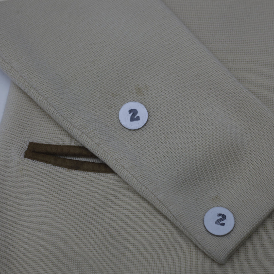 Vintage Ladies Ralph Lauren Cardigan Cream Wool Buttoned Contrast Trim Size XL | Migration_Knitwear & Sweater | Fashion Rerun