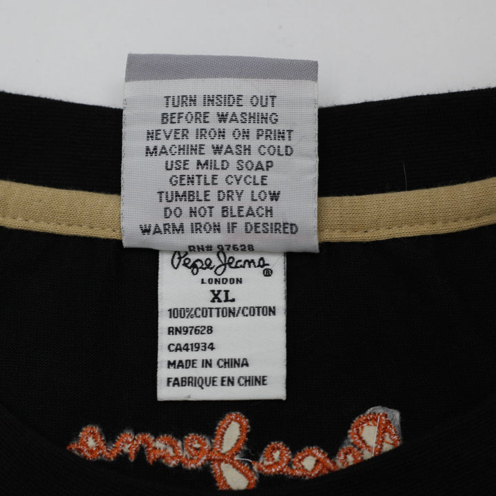 Mens Pepe Jeans Graphic London Spellout T-Shirt Size Xl