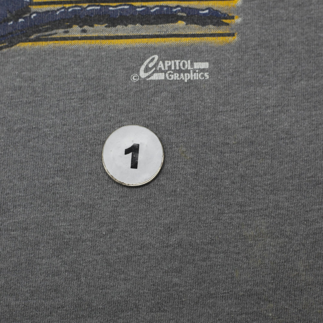 Vintage 90s Capitol Graphics Michigan Wolverines NCAA College T-Shirt Size L