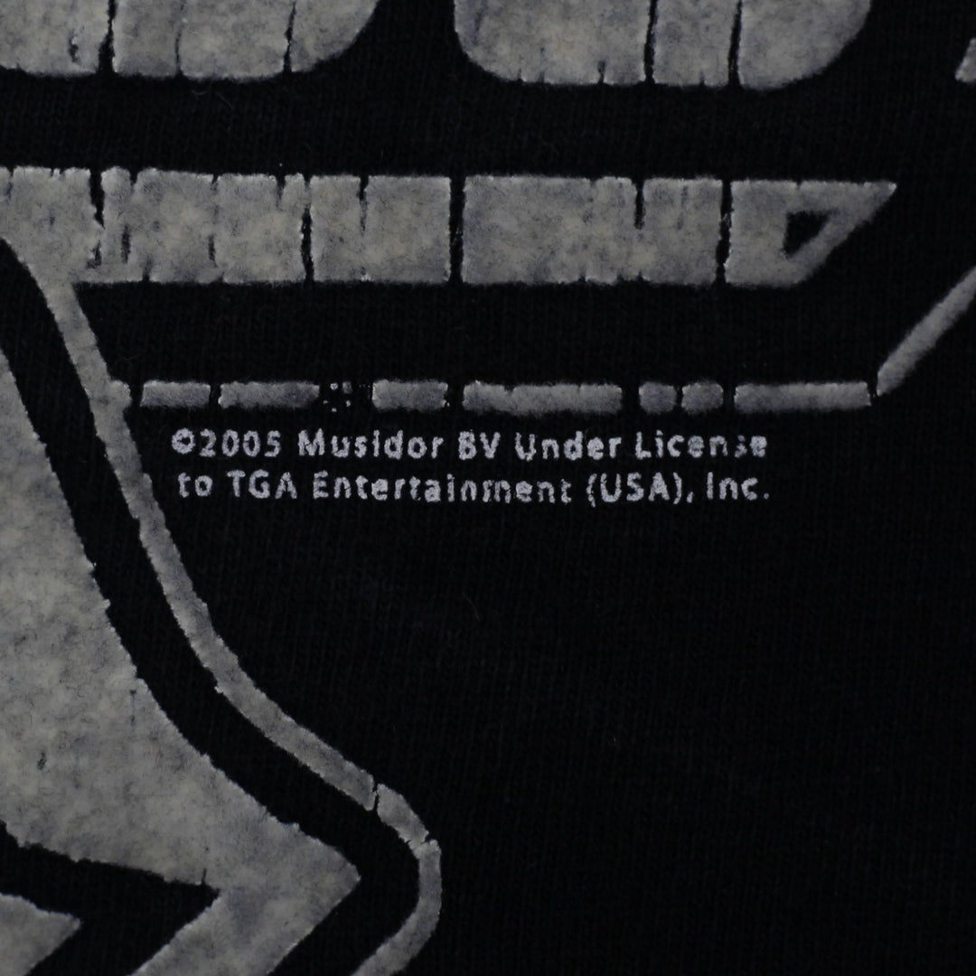 Vintage Mens Alstyle Rolling Stones T-Shirt Black Graphic Band Logo