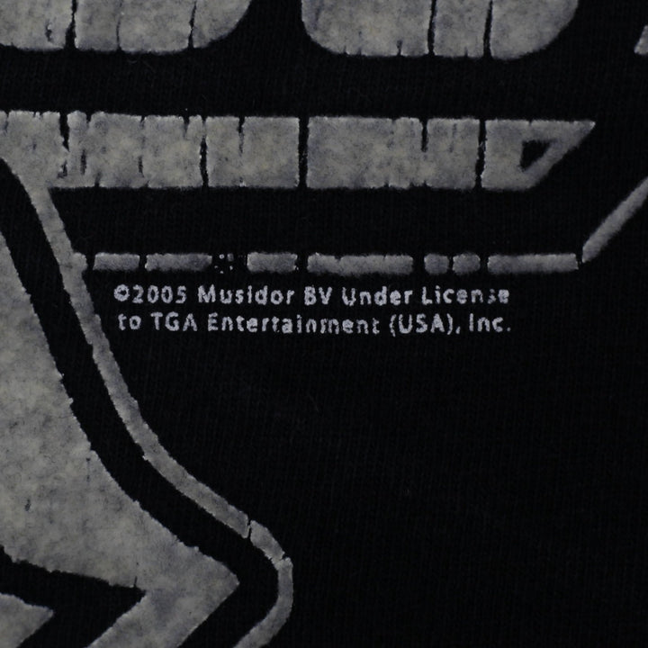 Vintage Mens Alstyle Rolling Stones T-Shirt Black Graphic Band Logo