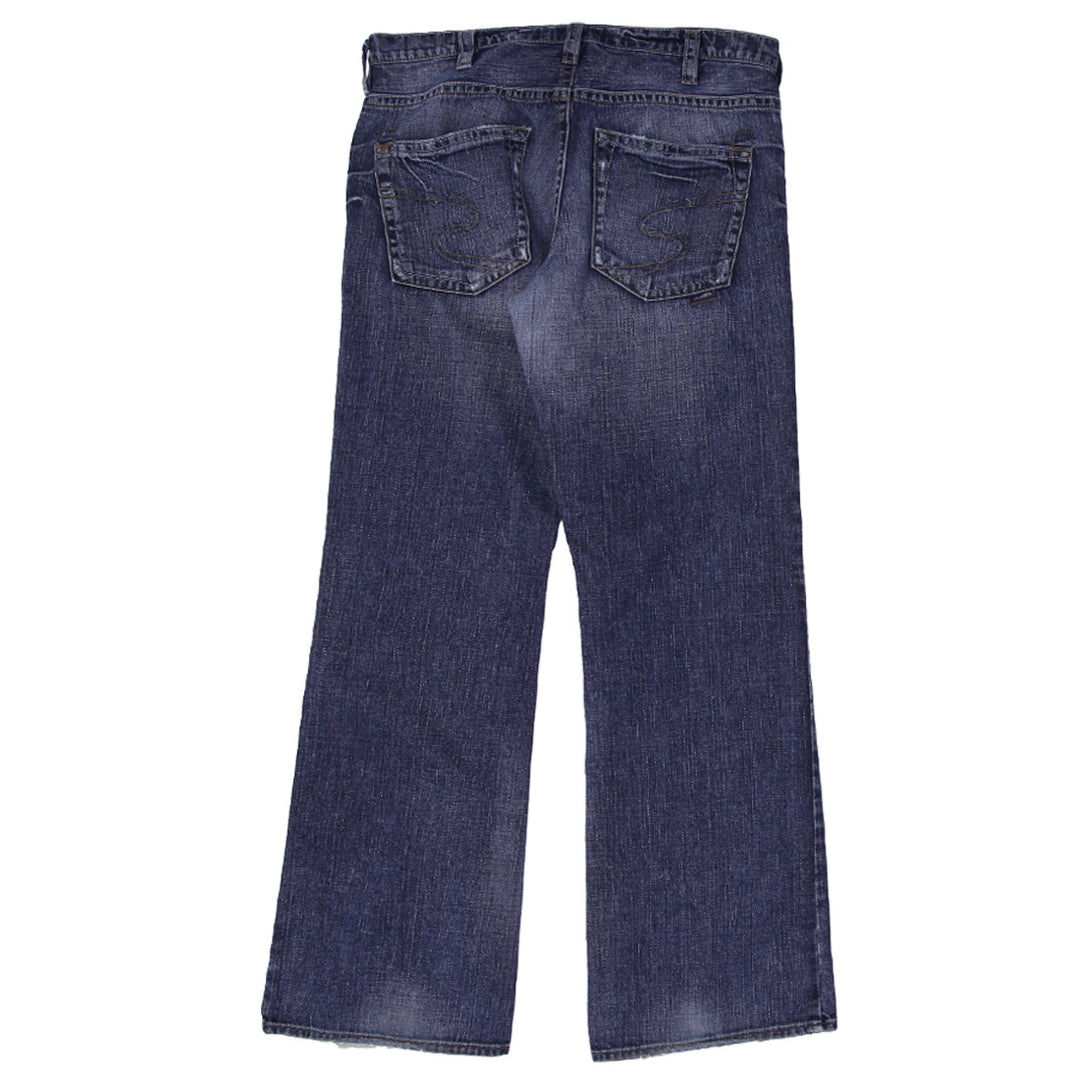 Y2K Mens Marin Silver Straight Jeans