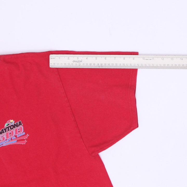 Vintage Daytona 500 Dale Earnhardt Jr 8 Red Racing T-Shirt Size XL