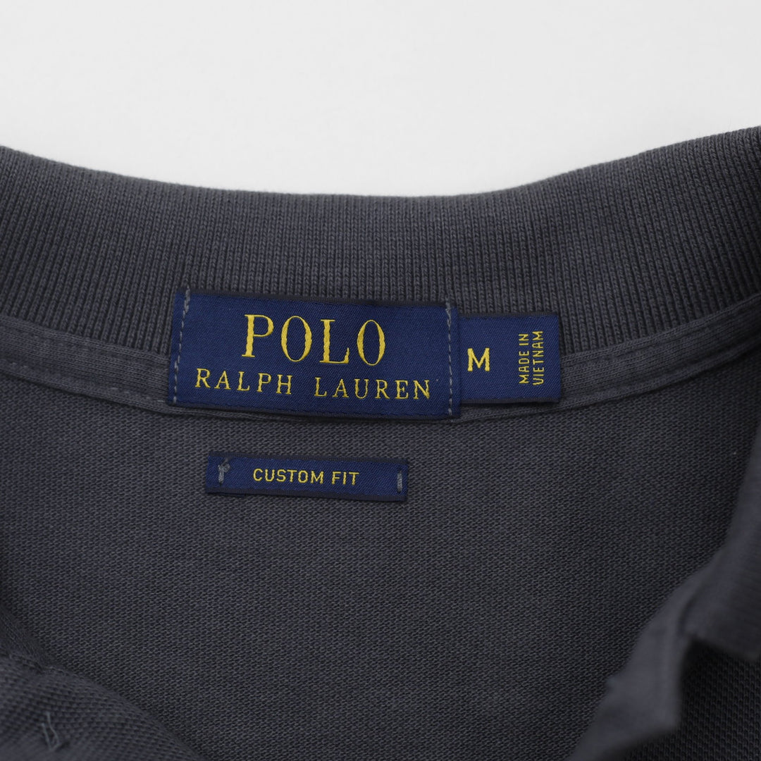 Mens Polo Ralph Lauren Custom Fit Pique Polo T-Shirt Size M
