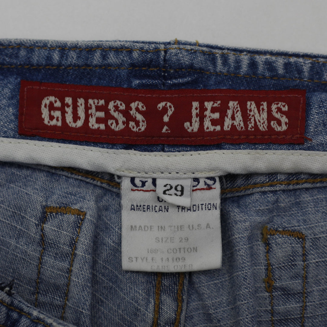 Y2K Ladies Low Rise Flare Leg Zipper Ankle Denim Pants Size