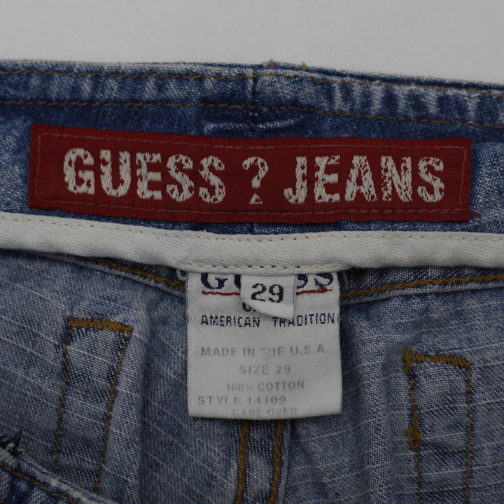 Y2K Ladies Low Rise Flare Leg Zipper Ankle Denim Pants Size