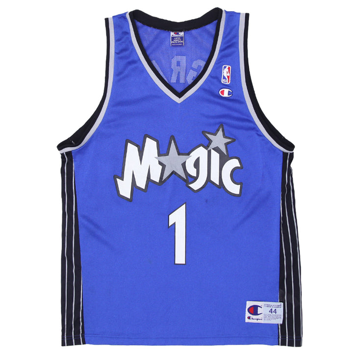 Vintage Champion NBA Orlando Magic McGrady # 1 Basketball Jersey | Migration_Jersey FBFIRST20 UAENAT40 | Fashion Rerun