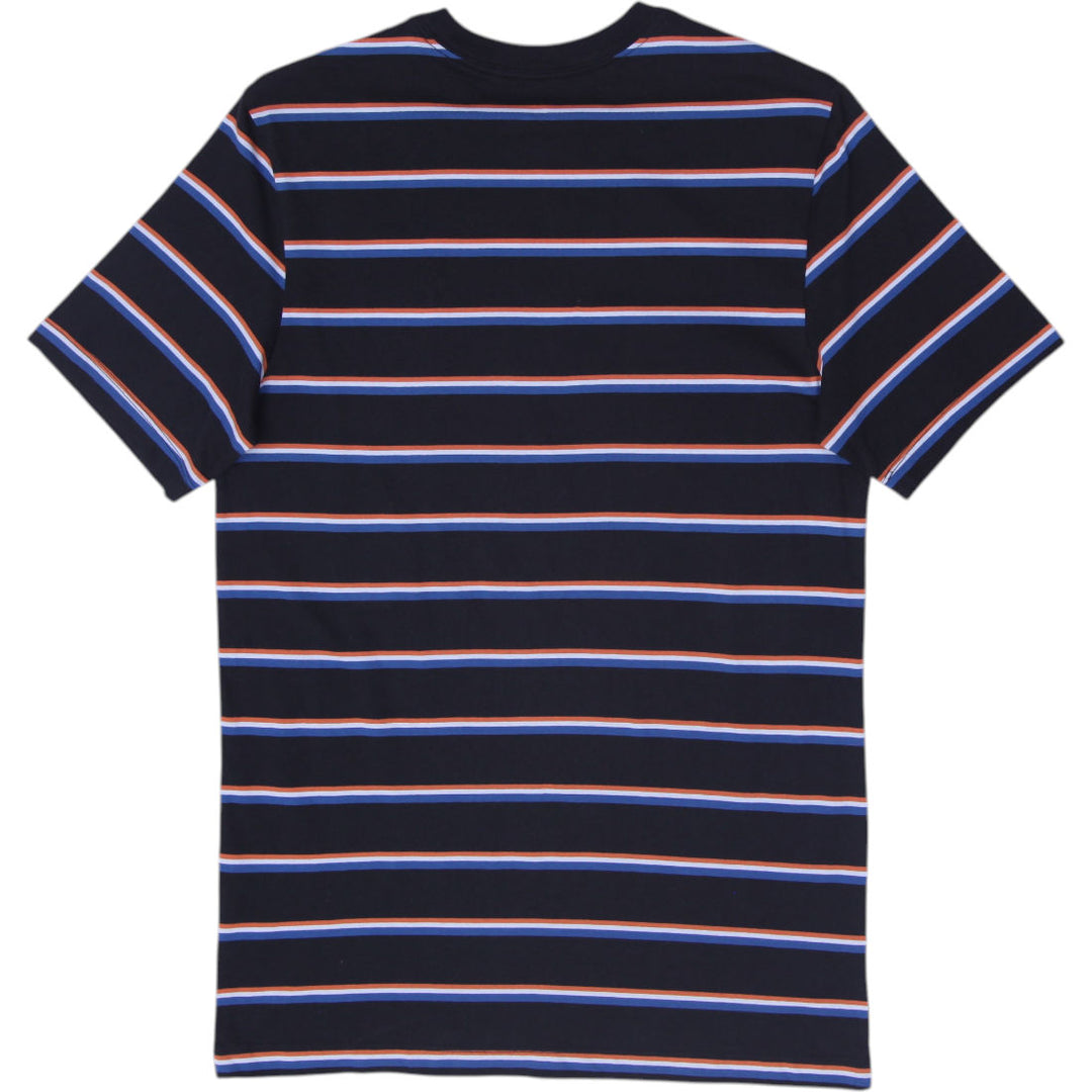 Mens The Nike Tee Black Stripe Embroidered T-Shirt Size M