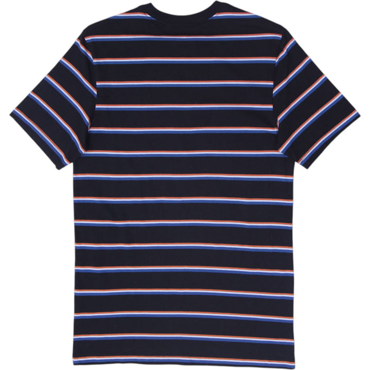 Mens The Nike Tee Black Stripe Embroidered T-Shirt Size M
