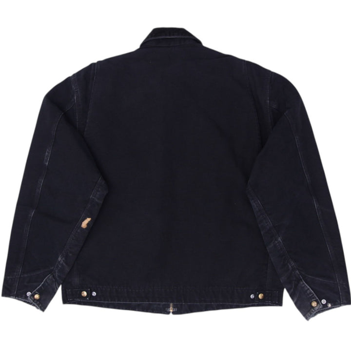 Mens Carhartt J001-BLK Duck Detroit USA Blanket Lined Jacket XL
