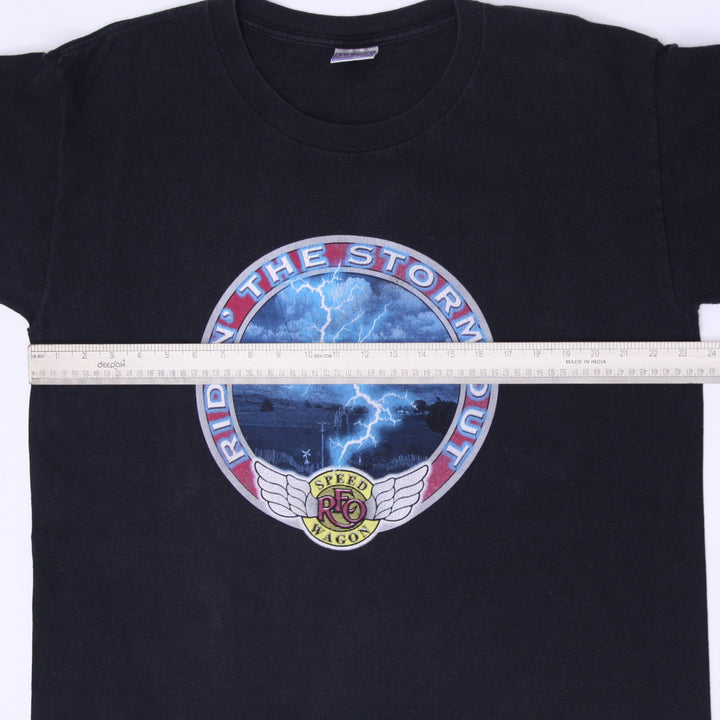 Vintage All Sport Events REO Speedwagon Ridin' The Storm Out T-Shirt S.Stitch Size XL