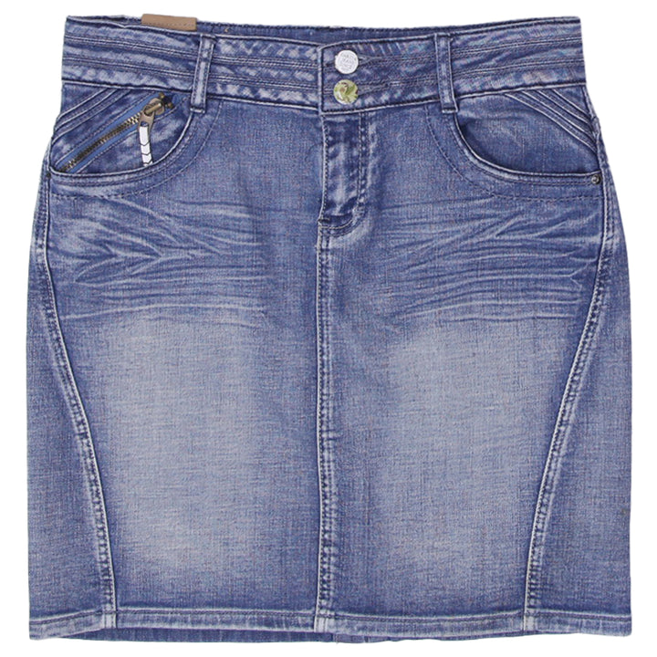 Y2K Ladies Garcia Washed Denim Midi Skirt