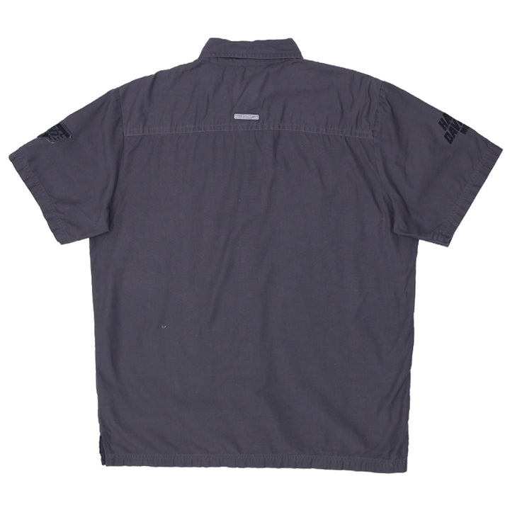 Mens Harley Davidson Motor Clothes Short Sleeve Shirt - Fashion Rerun Vintage Migration_Shirt