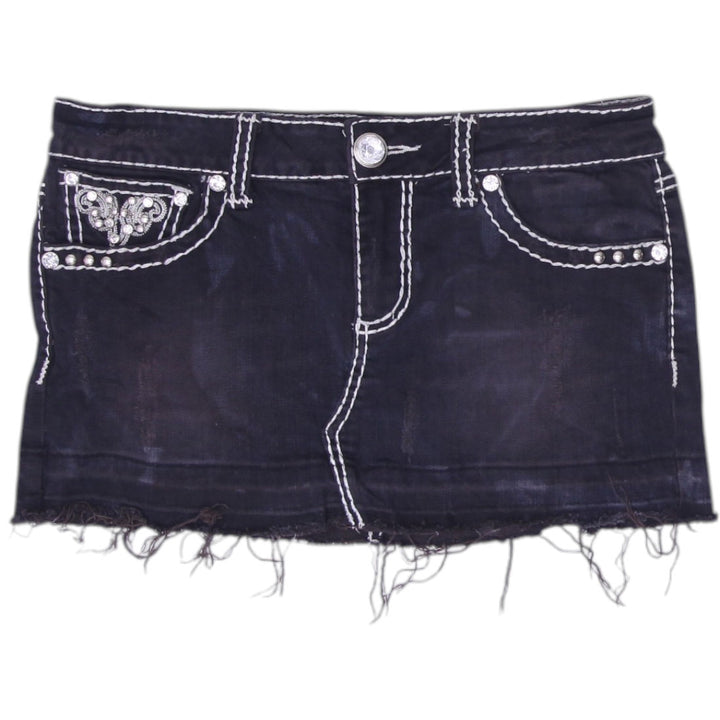 Y2K Ladies LA Idol Rhinestone Mini Skirt Size M | Migration_Skirts | Fashion Rerun