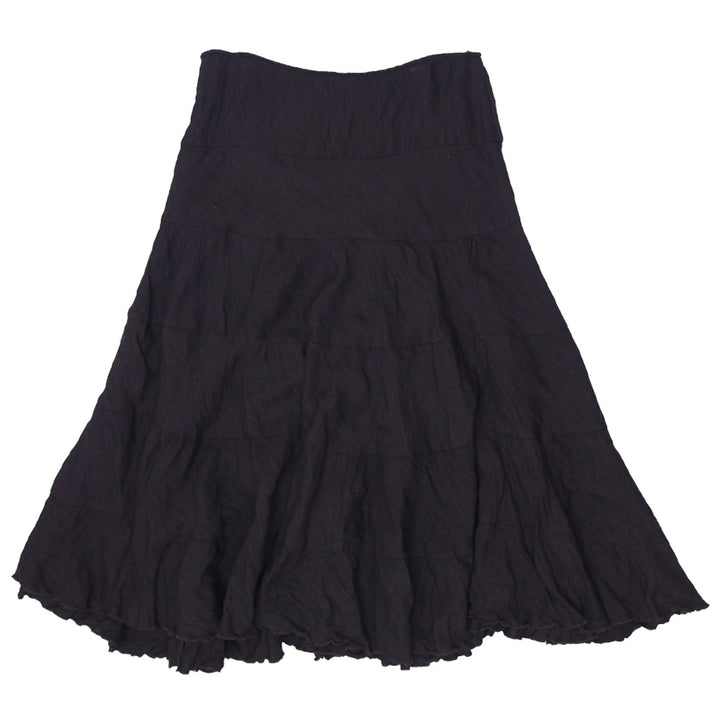 Y2K Ladies Tohn M Brown Pleated Skirt