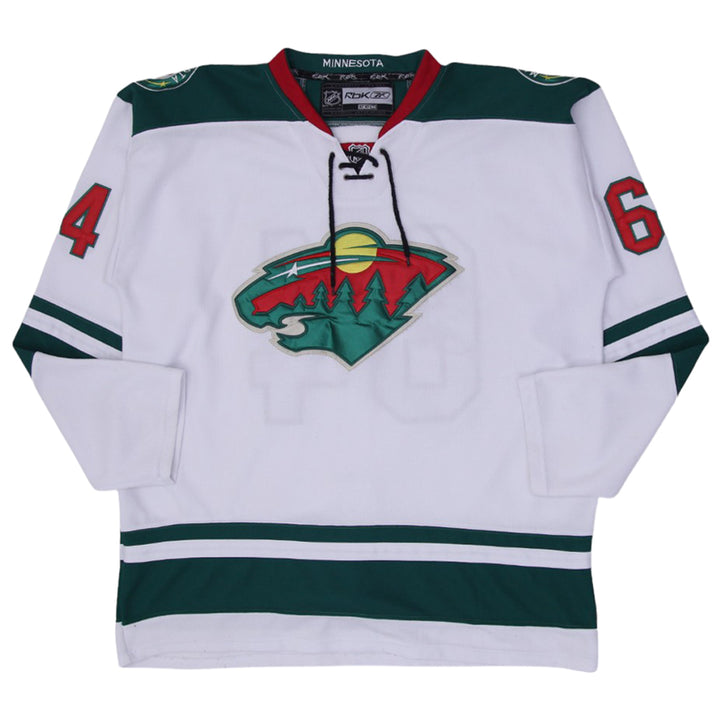 Vintage Mikael Granlund Minnesota Wild White Away Reebok Premier Hockey Jersey