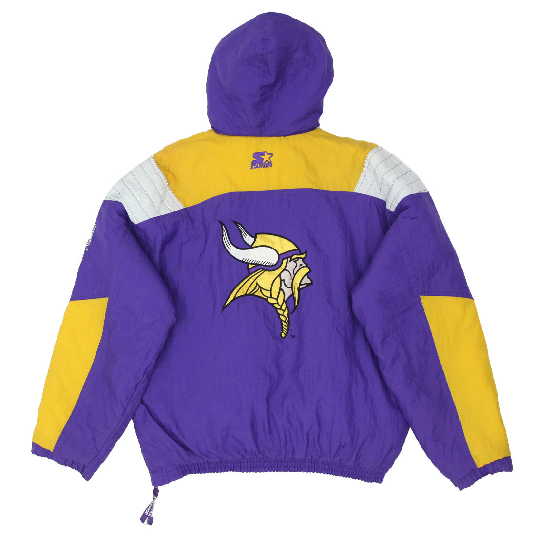 Shop Vintage NFL Pro Line Starter Minnesota Vikings Quilted Hooded
