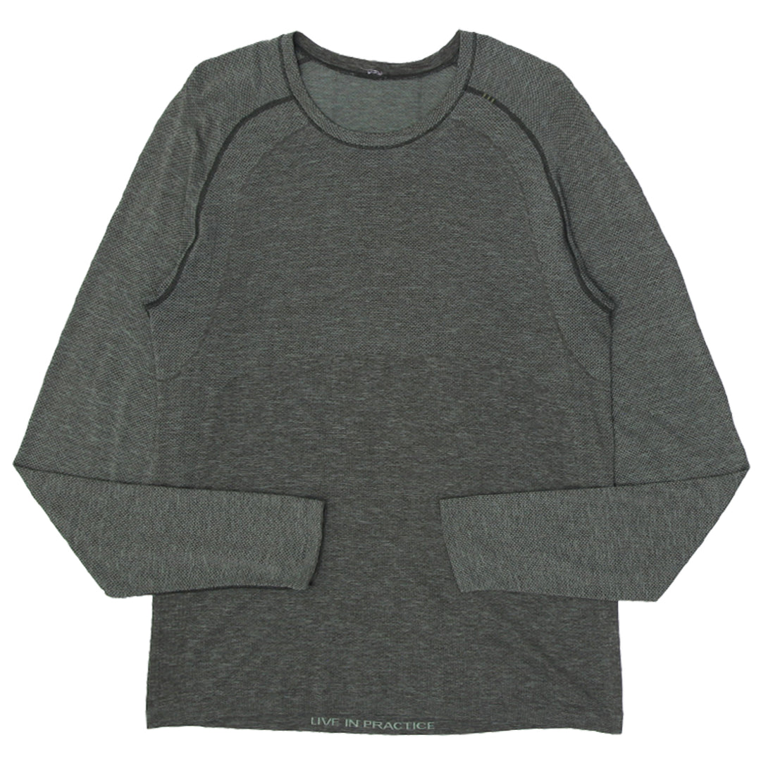 Vintage style Men's Lululemon Logo Long Sleeve T-Shirt