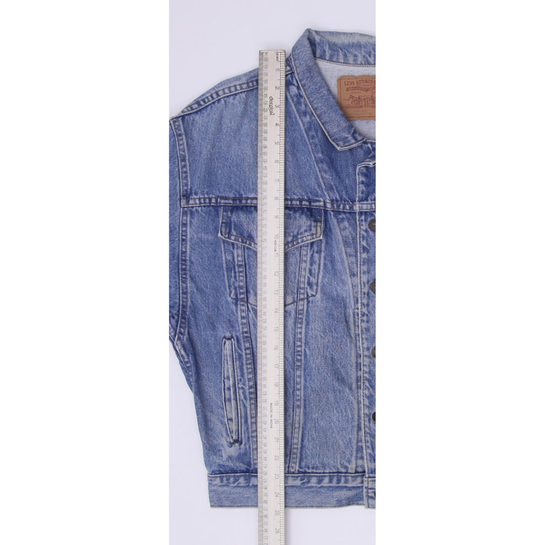 Vintage 90s Levis 75532 Denim Trucker Jacket Size M | Migration_Jackets - View 10 | Fashion Rerun