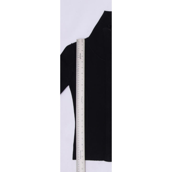 Y2K Ladies Parasuco Black Full-Zip Ergonomic Sport Jacket Size XS