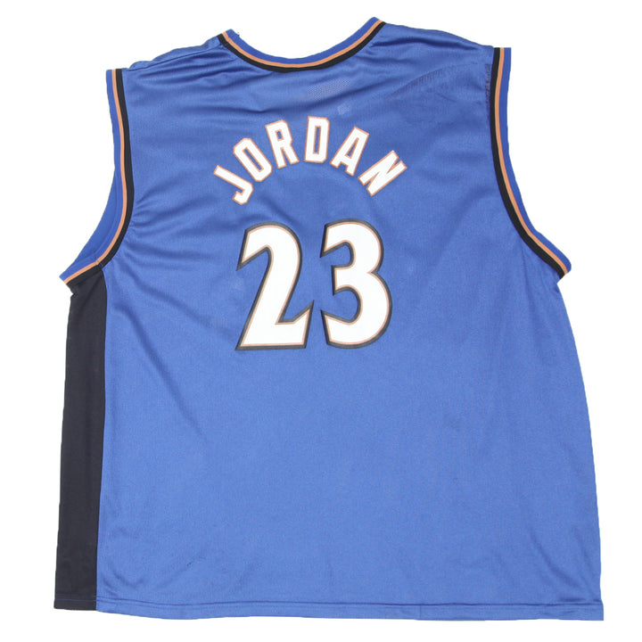 Vintage Champion NBA Washington Wizards Jordan 23 Basketball Jersey | Migration_Jersey UAENAT40 - Side View | Fashion Rerun