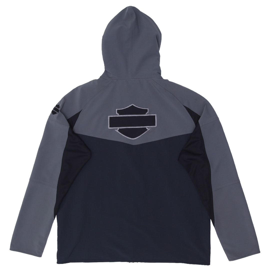 Mens Harley Davidson Full Zip Hoodie - Fashion Rerun Vintage Migration_Sweaters